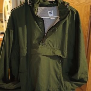 GAP VINTAGE pull over rain jacket